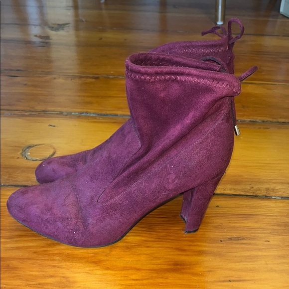 Unisa Shoes - Purple Suede Women's Boots
